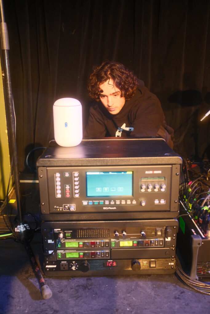 Ray Bull with an Allen and Heath SQ-Rack