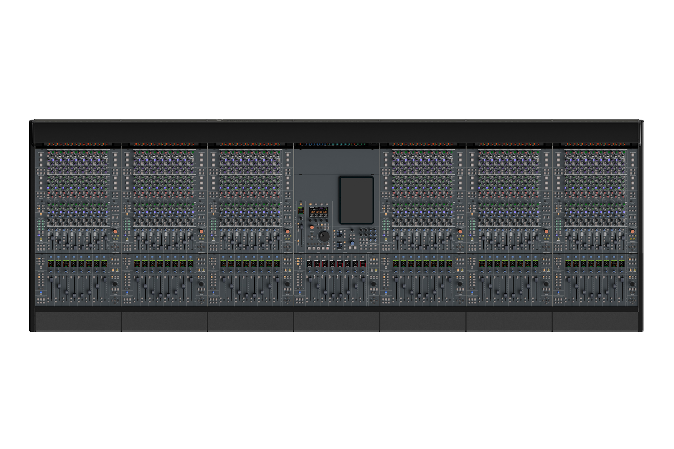SSL Odyssey console birds eye view