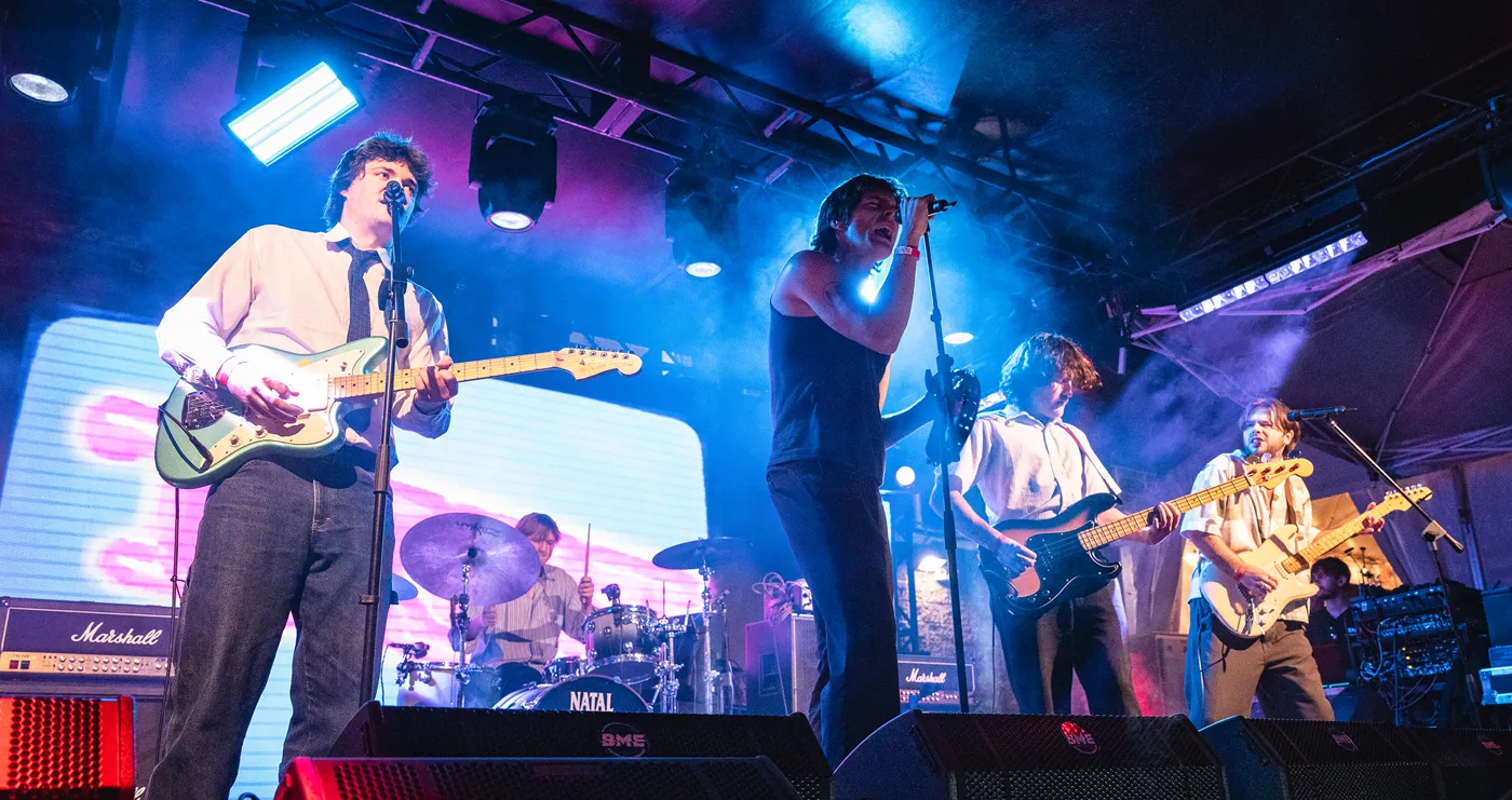 SXSW on stage with DPA microphone