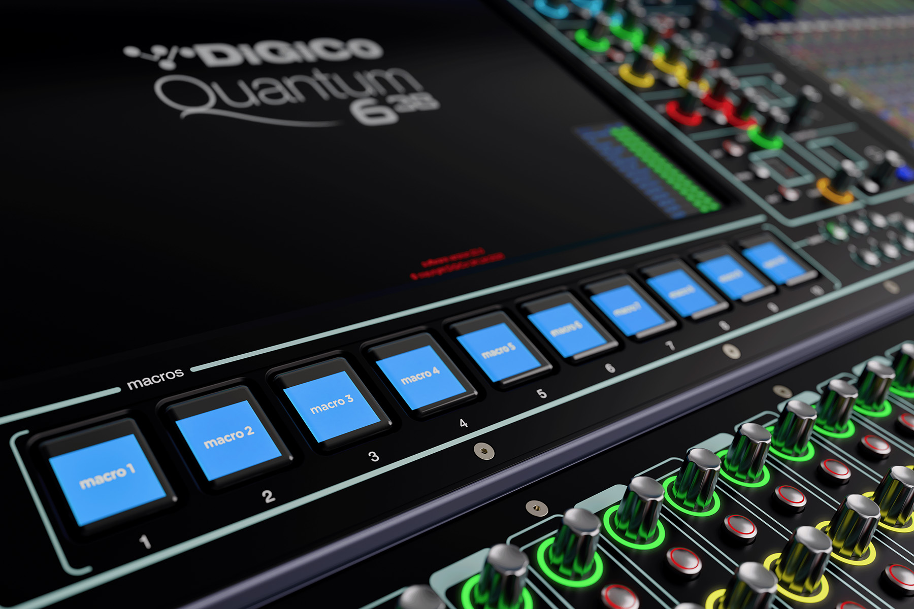 Front of House engineer mixing Laufey live performance on a Quantum 338 and Quantum 5